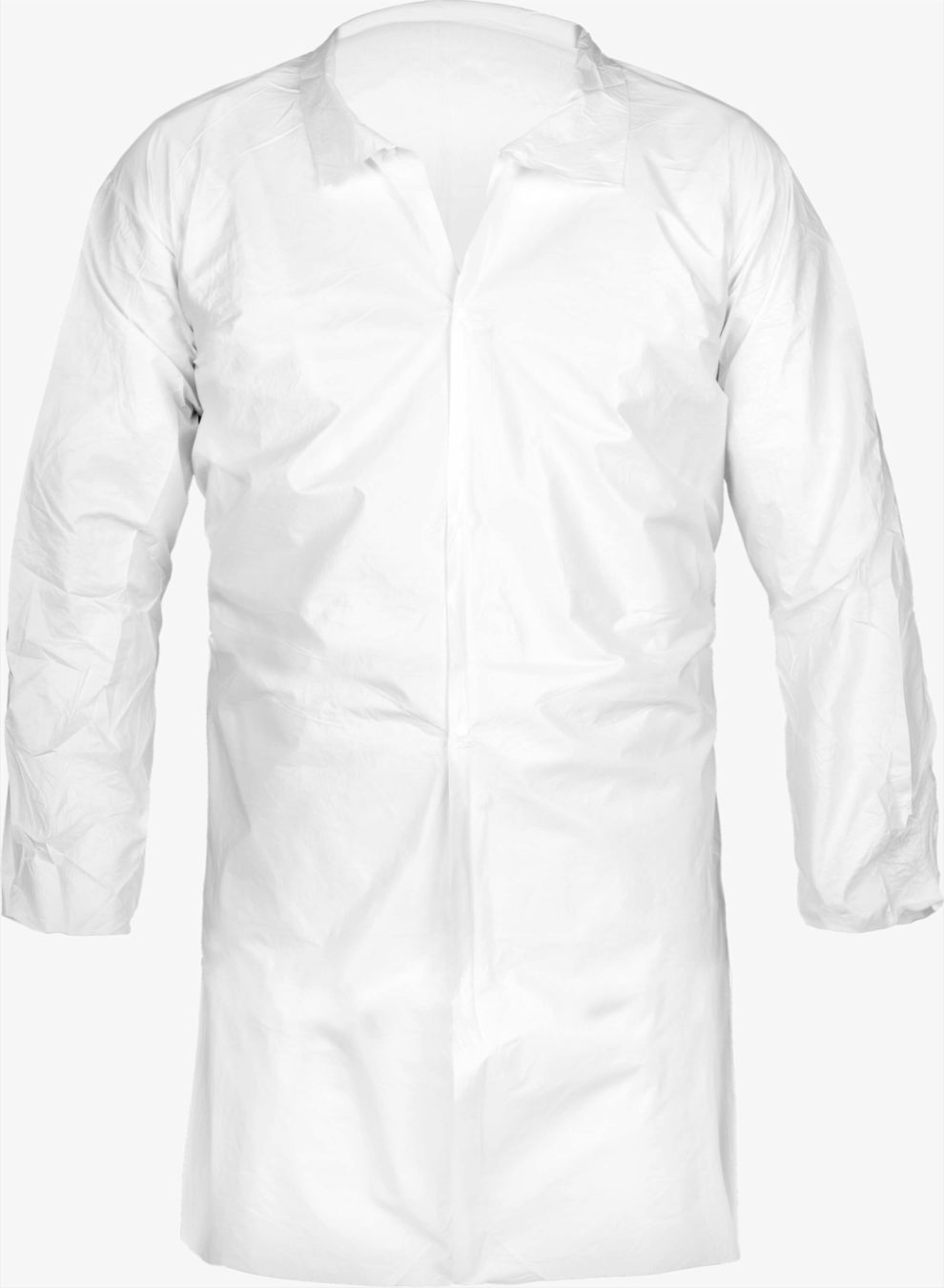 MicroMax® NS White Long Sleeve Lab Coat - Disposable Clothing